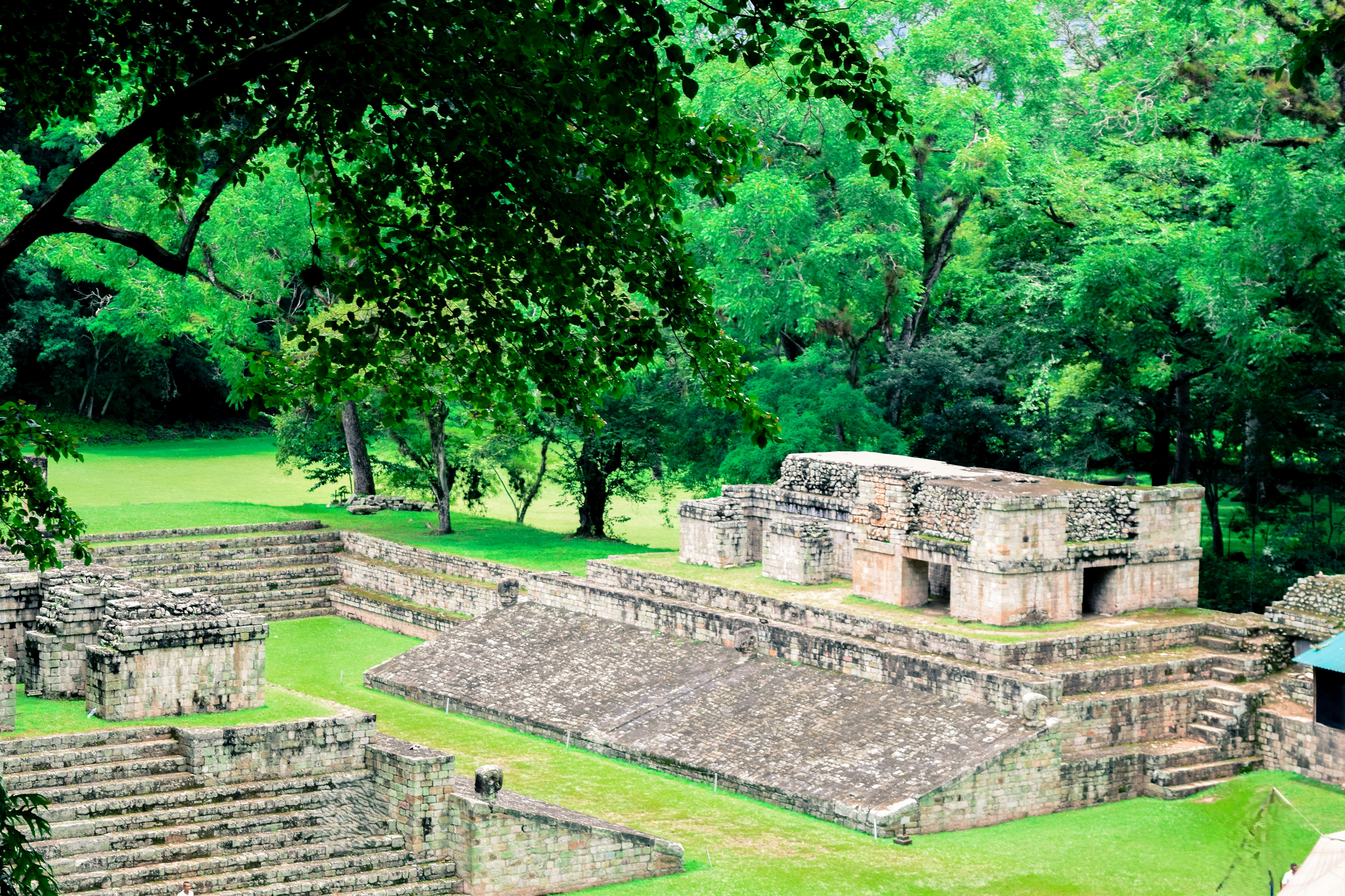 Jeu de Pelote des Mayas à Copán Ruinas